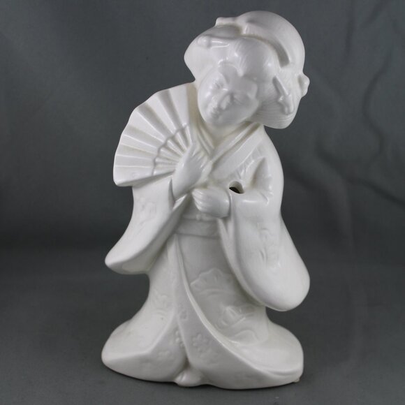 8 inch tall Benihana Mug - Geisha with Fan Kobe - Ceramic Mug - Picture 5 of 10